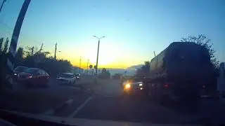 Авария в Феодосии на переезде