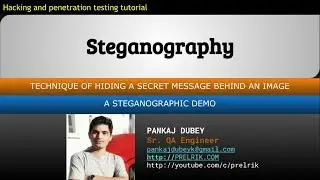 Steganography tutorial: Hiding secret messages