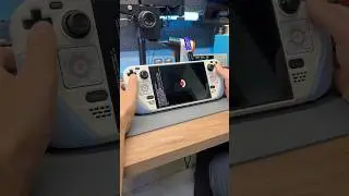Steam deck oled висит на логотипе ⚡️любителям Mario Kart не смотреть )