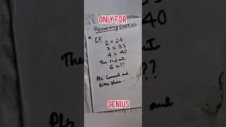 how to solve this type of reasoning puzzle mathematics problem 🤔