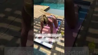I’m looking for a stretching partner - is that you? 