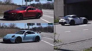 Cars Leaving Seacoast Cars and Coffee (V.2)