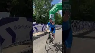 Легендарный финиш! Первая с конца🤣 Пропустила старт своей группы, а в пути слетела цепь))