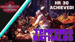 PERFECT KILL MY FIRST TEMPERED RATHALOS SOLO - Monster Hunter World Iceborne