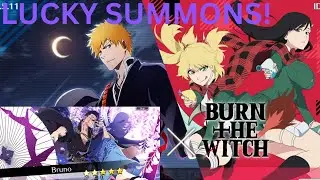NEW BURN THE WITCH PARASOL MACY, BRUNO & BALGO SUMMONS! | Bleach Brave Souls BTW Summons