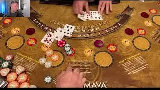 He Bets 5,000 On The First Hand with a $150,000 Buy In!!!