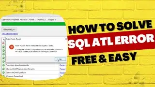 Fix "fusion active template library failed sql" | TECHNEWS PK URDU