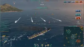 Epic 5-kill battle with the IJN Minekaze - World of Warships