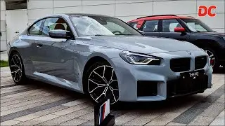 New 2025 BMW M2 Coupe, Brooklyn Grey metallic : 4K Exterior Detail Cut #DCUT