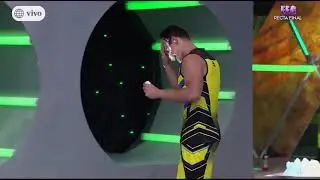 Handsome Model Getting Pied