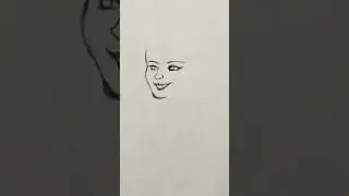 Easiest Way To Draw A Face In 2024! #art #drawing #ytshorts #shorts #face #pencildrawing