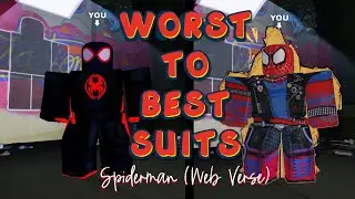 Best *SPIDERMAN* Suits You Should Wear RIGHT NOW! || Spiderman Roblox