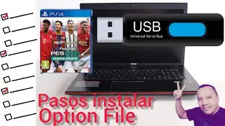 How to install Option File in PES 21 without errors for PS4