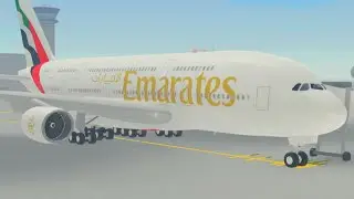 TRIPREPORT | Paris - Dubai, Emirates A380 | BUSINESS | Real sounds (Roblox PTFS)