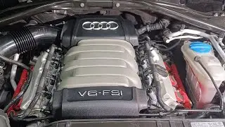 Замена топливной форсунки мотора AUDI 3.2 FSI CALB