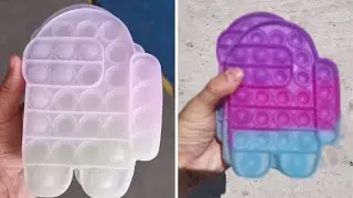 Color Changing Pop it Among Us Fidget Toy
