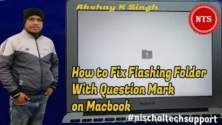 How to Fix Flashing Folder With Question Mark on Macbook