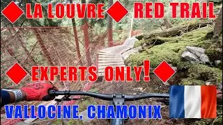 La Louvre Red Trail at Vallorcine, Chamonix France, Mountain Biking, VTT Chamonix