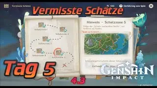Genshin Impact 4.3 Event (Tag 5): Vermisste Schätze (Schatzzone 5)
