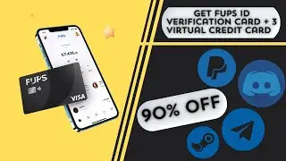 Fups - How To Get Fups Id And virtual Credit Card | 2025 Updated | Steam/Epic/Psn | All Fups Info.