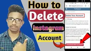 How to Delete Instagram Account |  How to Delete Instagram Account Permanently in Hindi | 🔥🔥