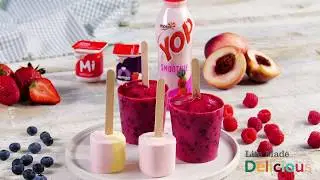Yop Smoothie Popsicles & Minigo Popsicles