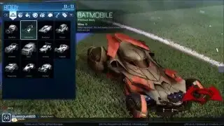 Rocket League Batmobile - Batman v Superman: Dawn of Justice Car Pack