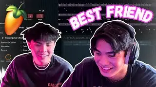 Teaching my FRIEND how to make a BEAT in FL STUDIO.
