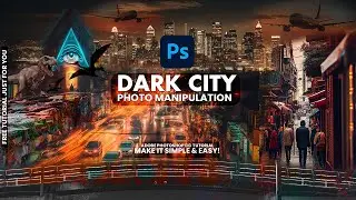 Dark City Photo Manipulation - Adobe Photoshop CC Tutorial - Graphic Hub