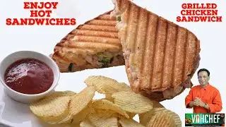 Enjoy Hot Hot Sandwiches - grilled Chicken Sandwich - Chicken Recipes - Sandwich Recipes
