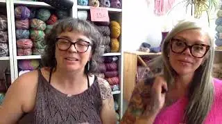 La Vie laine reçoit Dolphina (c'est sa fête !!!!)