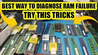 How to test MEMORY RAM and find errors 