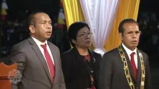 Secretária Executiva na cerimónia de empossamento do Presidente da República de Timor-Leste