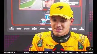 Lando Norris: It’s not talent, it’s just luck.