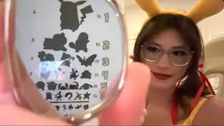 nerdy eye exam (asmr) ft. Charge ASMR