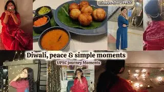 After UPPCS Exam| My simple Diwali & Break Vlog | Rest & back to UPSC Prep | UPSC Aspirants Life 