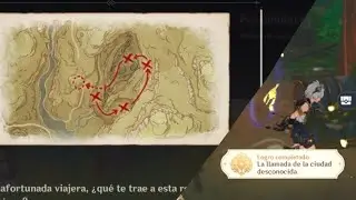 Logro: La llamada de la ciudad desconocida (Pergamino extraño) - Genshin Impact