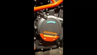 KTM Engine Case Protectors Install #shorts Duke 390, 125, 250, 200
