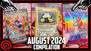 BEST CARD PULLS OF THE MONTH - August 2024 Pokemon Card Opening Compilation