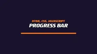 Progress bar on scroll | HTML, CSS, JavaScript
