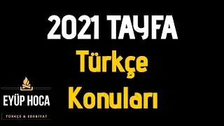 TYT Türkçe 2021 tayfa