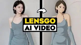 Lensgo AI Video Generator Step by Step Tutorial: Turn Any Video to Animation