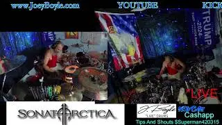 "LIVE" Drum Symphony X Sabaton Avantasia Rush Metal Church J.BOYLE ~ SOLO ENDING
