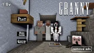 GRANNY RECAPTURED MINECRAFT GAMEPLAY