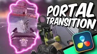 Portal Transition Tutorial // Davinci Resolve 18 NO PLUGINS