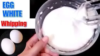 Egg White Whipping Cream |How to make whipping cream using egg white at home