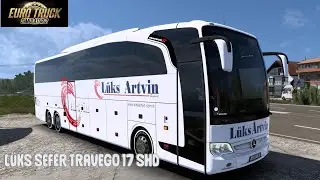 ETS2 İLE BOL RETARDERLİ DÖNÜŞ. TRAVEGO 17SHD OYUNCUSBİS MODS. LÜKS ARTVİN SEYAHAT 