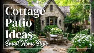 English Cottage Patio Ideas for Small Homes, Timeless Outdoor Charm That Feels Refined Yet Cozy