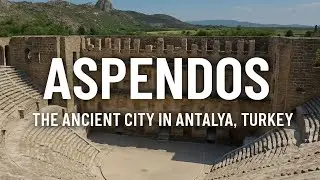 Aspendos near Antalya. beautifully preserved ancient theatre, Turkey