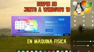 Instalar Deepin 20 junto a windows 10 en Maquina Fisica | Deepin 20 en español